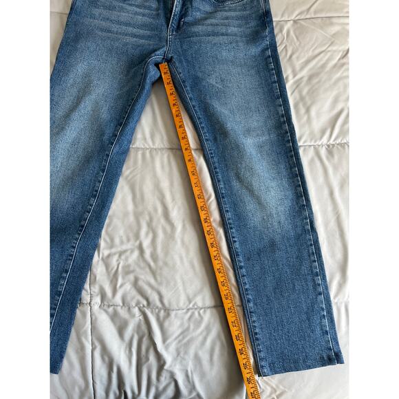 Distorted people cotton blend blue straight leg denim jeans made in Germany - Picture 2 of 6